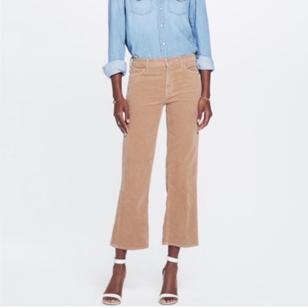 Women’s Mother The Outsider Crop Hopscotch Honey